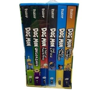 Dog Man The Supa Epic Collection 6 Books By Dav Pilkey‎ Graphic Novels Set